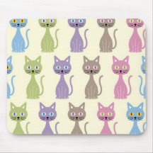 Beautiful cats mouse mat