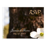 Beautiful Christian Dogwood RSVP Postcard w/Meals