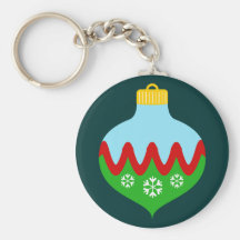 Beautiful Christmas Ornament Keychains