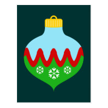 Beautiful Christmas Ornament Post Cards