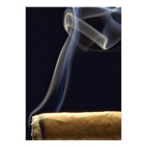 Beautiful Cigar with smoke invitations