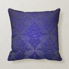 Beautiful Cobalt Blue Damask Pillows