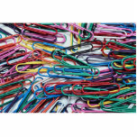 Beautiful Colored paper clips Photo Sculpture
