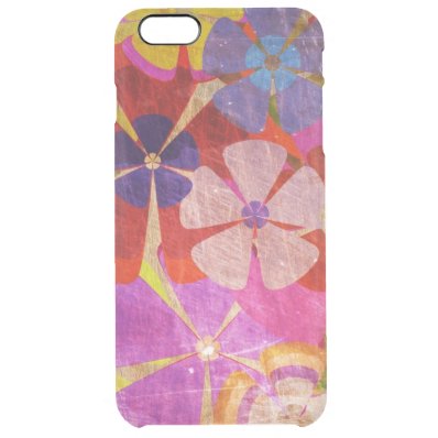 beautiful colorful flowers vector art clear iPhone 6 plus case
