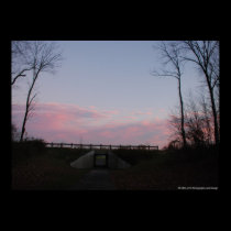 Beautiful Colorful Sunset Sky in Pennsylvania Park posters