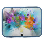 Beautiful colourful and cool splatter music note organizer