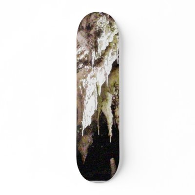 Beautiful Crystal Cave Skate Board Deck by lifesphere
