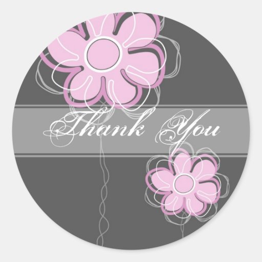 Beautiful Custom Floral Sticker