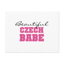 Beautiful Czech Babe postcards