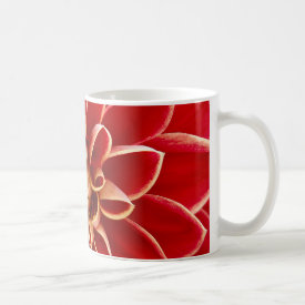 Beautiful Dahlia Flower Petals Design Mug