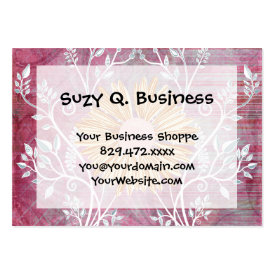 Beautiful Daisy Flower Distressed Floral Chic Business Card