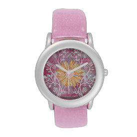 Beautiful Daisy Flower Distressed Floral Chic Watch