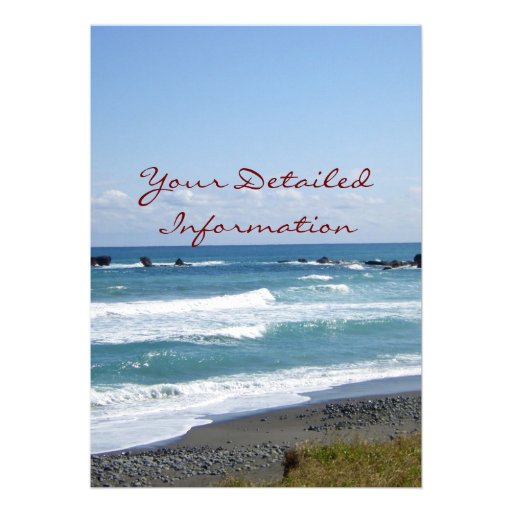 Beautiful Day/ Beach All-Occasion Invites