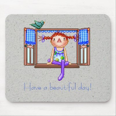 Beautiful Day Mousepad by Hafapea