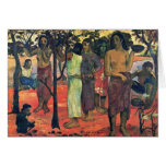 Beautiful Days (Nave Nave Mahana) By Gauguin Paul Greeting Card
