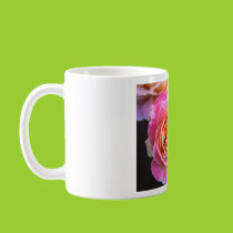 Beautiful, delicate pink and white rose mug. mugs