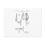 Beautiful design patent drawing of Native American Post Cards