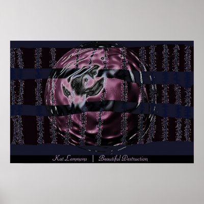 Beautiful Destruction Print by Auzjeweii