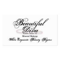 Beautiful Diva Card business cards