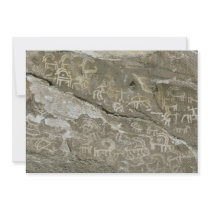 Beautiful Drawings on sacred rocks at Hunza, north Invitations