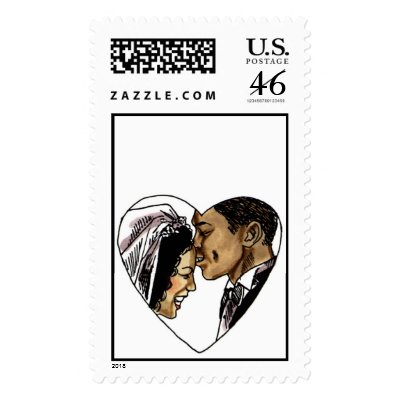 Beautiful Ebony Bride (1)  [CUSTOMIZE] Postage