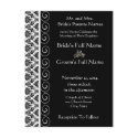 Beautiful Elegant Damask Wedding Invitation postcards by samack Beautiful Elegant Damask Wedding Invitation postcards