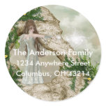 Beautiful Elven Magic Fantasy Return Address Label Sticker