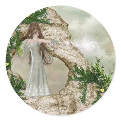 Beautiful Elven Magic Fantasy Stickers by mrssocolov4