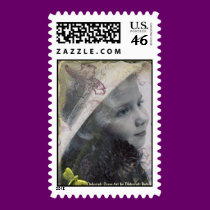 Beautiful Emilie Postage Stamps