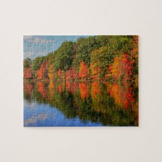 Beautiful Fall in New England Puzzle puzzle