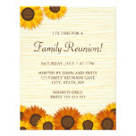 Beautiful family reunion party invitations