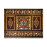Beautiful Famous mother-of-pearl inlay work, Damas postcards