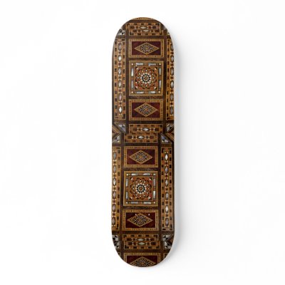 Beautiful Famous mother-of-pearl inlay work, Damas Skate Deck by inspirelove
