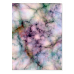 Beautiful Fantasy Colored Marble Abstract Designs Post Card