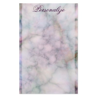 Beautiful Fantasy Colored Marble Stationery by MidnightDreamer