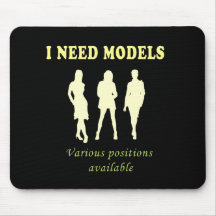 Beautiful female models mousepad