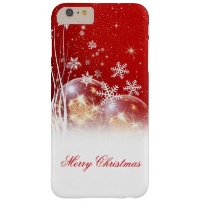 Beautiful festive ?Merry Christmas? illustration Barely There iPhone 6 Plus Case