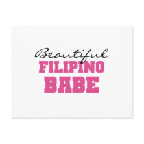 Beautiful Filipino Babe postcards