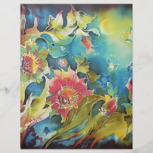 Beautiful Floral Garden in the Moonlight Personalized Flyer