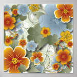 Beautiful Floral Illustration Poster