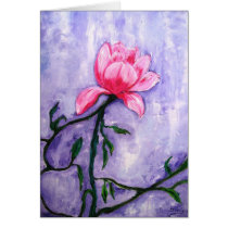 Beautiful Floral Painting of a rose flower. cards