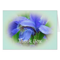 beautiful floral thank you card.