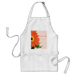 Beautiful flowers apron