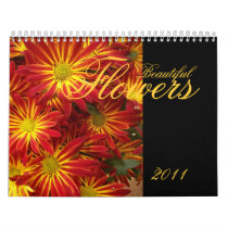 BEAUTIFUL FLOWERS WALL CALENDAR