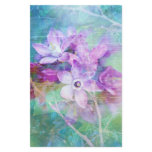Beautiful flowers grunge design custom stationery