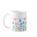Beautiful flowers mug,I love you Mom ...