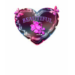 Beautiful Fluorescent Heart Shirt