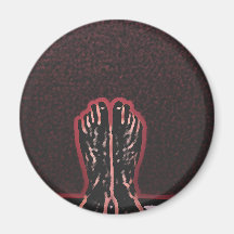 Beautiful Foot Art Magnets