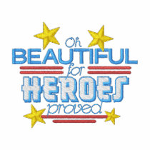 Beautiful For Heroes Proved embroidered shirts