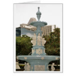 Beautiful fountain in Singapore Greeting Card